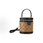 LOUIS VUITTON Cannes 经典水桶包  ⼩号 棕⾊